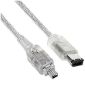 Firewire 400 Kabel 6m/4m kontakt, 80cm, Promo!