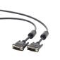 Cableexpert-Gembird DVI-D Dual Link M/M, 4,5m, Svart