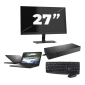 Dell Latitude 3310 - Intel Core i3-8e Generation - 13 tum - 8 GB RAM - 256 GB SSD - Windows 11 Home + 1x 27-tums skärm