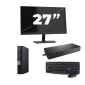 Dell OptiPlex 7070 Micro USFF - Intel Core i7-9:e generationen - 8 GB RAM - 256 GB SSD - Windows 11 + 1x 27 tums bildskärm