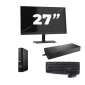 Dell OptiPlex 7080 USFF - Intel Core i3-10:e generationen - 8 GB RAM - 256 GB SSD - Windows 11 + 1x 27 tums bildskärm