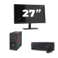 Fujitsu Esprimo P910 Micro Tower - Intel Core i7-3rd Generation - 8 GB RAM - 256 GB SSD - Windows 10 + 1x 27 tums bildskärm