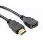 HDMI V1.4 förlängningskabel, svart 50CM