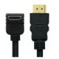 HDMI-kabel v2.0a 90° vinklad, ut, förgylld, M/M, 1,8 m