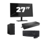 HP EliteDesk 800 G6 Tower - Intel Core i3-10:e generationen - 8 GB RAM - 256 GB SSD - Windows 11 + 1x 27 tums bildskärm