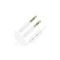 Stereojack 3,5 mm M/M med mikrofon AUX-kabel, 1,5 M