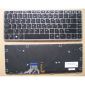 Notebooktangentbord för HP EliteBook Folio 1040 G1 1040 G2 med bakgrundsbelyst silverram