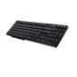 USB-kabelanslutet tangentbord 104-tangenter, AZERTY-layout, svart, K-602