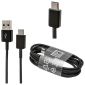 Original Samsung Snabbladdare USB Datakabel EP-DW700CBE Svart TYP-C 150CM 5A