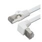 CAT5e rak till rätt vinkel UTP-patchkabel, 150 cm, vit