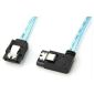 SATA-kabel Flat vinkel 90 grader, 60 cm