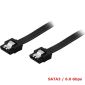 SATA 3-kabel, 6 Gbps, 45 cm,