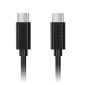 USB 2.0 USB-C M/M Charing/ Data Sync-kabel, svart, 200CM QC3.0 & 3A-utgångsstöd