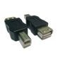 USB A/F till USB B hane-adapter
