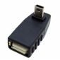 USB A Hona till Mini USB Hane-adapter, 90° vinkel