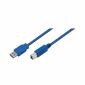 USB 3.0 A hane till B hane, blå, 3M, CU0046