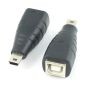 USB Mini B hane till USB B hona adapter