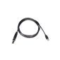 USB 2.0 Typ-B hane till USB-C hane-kabel, 100CM, svart