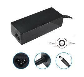 90W Notebook-adapter för Dell centerstift (19,5V 4,62A 7,4X5,0mm med stift) bulkpackning