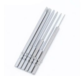 6 st/lot Rund 5 mm skaft 801 elektrisk slitsad skruvmejsel bits delar 100 mm