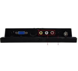 7 tums LED-skärm med BNC/VGA/AV-anslutning