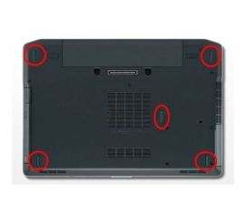 1 Gummifot för bärbar dator för Dell Latitude E6320 E6420 E5420 & etc.