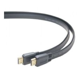 Cableexpert HDMI hane-hane platt kabel, 1,8 m, svart