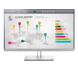 HP EliteDisplay E273q - 27 tum - 2560x1440 - DP - HDMI - VGA - Silver