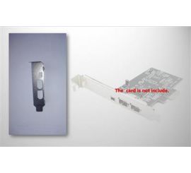 Lågprofilfäste för 3-portars PCIe FireWire-kort