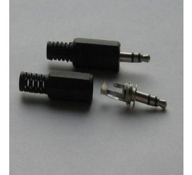 3,5 mm Stereo Audio Hane Plug Jack Adapter Anslutning löda