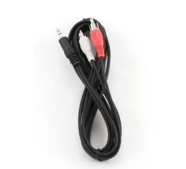 Cableexpert Jack 3,5 mm till RCA-cinch stereo, 2,5 m, CCA-458-2,5 M