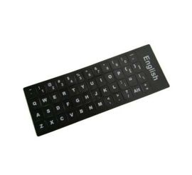 Notebook Keyboard Stickers US Svart-Vit