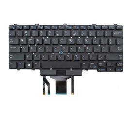 Notebook-tangentbord för Dell Latitude E5450 E5470 E7450 Bakgrundsbelyst utan ram