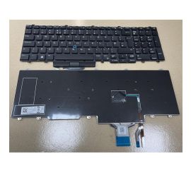 Tangentbord för bärbara datorer för Dell Latitude E5550 E5570 Precision 3510 med pekpinne stor 'Enter'