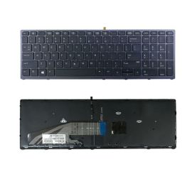 Notebooktangentbord för HP Zbook 15 G3 17 G3 med bakgrundsbelyst pekram