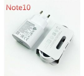 Original Samsung Laddare EP-TA800 3A 25W inkl. Datakabel USB TYP-C Vit