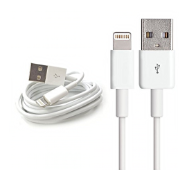 8-stifts USB-kabel för iPhone, iPod | färg Vit 100CM
