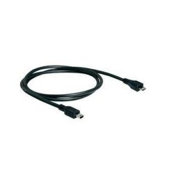 Micro USB Hane till Mini USB Hane Datakabel 1M, Svart, stöder OTG