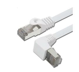 CAT5e rak till rätt vinkel UTP-patchkabel, 150 cm, vit