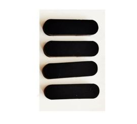 Generiska bottenfötter av bordsgummi Cuboid 22-10-3 mm av 4