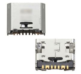 Laddningsport USB-kontakt Dock Micro USB Power Jack för Samsung Galaxy Tab 3 T110 Tab E T560