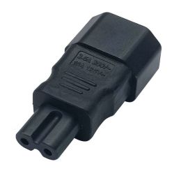 IEC320 C7 till C14 AC-adapter