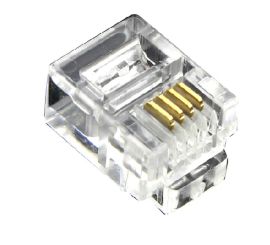 RJ11-kontakt 6P4C (100 st)