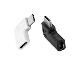 USB-C USB-C hane till hona-adapter med 90° vinkel