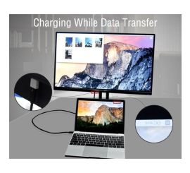 USB 3.1 Gen 2 (10 Gbps)* USB-C till USB-C-kabel, 50 cm 5A E-markör