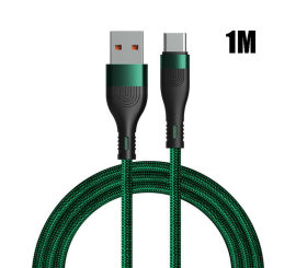 USB-C till USB 3.0-kabel - Grön - 1 meter