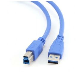 Cableexpert USB 3.0 USB 3.0 A hane till B hane, blå, 1,8M