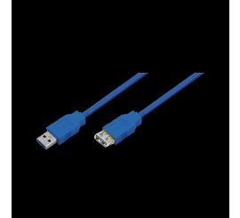 USB 3.0 A hane till en hona, blå, 3M,CU0057