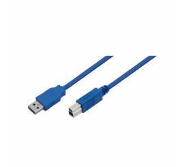USB 3.0 A hane till B hane, blå, 3M, CU0046