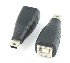USB Mini B hane till USB B hona adapter